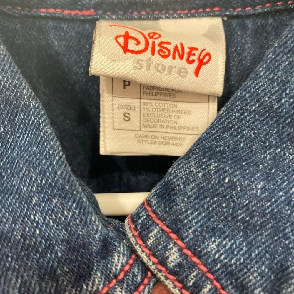 Disney Princess Denim Embroidered Jacket Coat - Picture 3 of 3